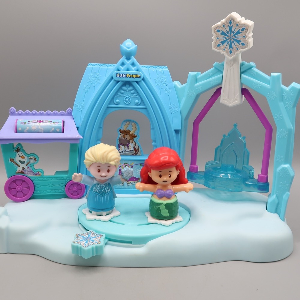 Fisher-Price Little People Disney Frozen Arendelle Winter Wonderland w figures